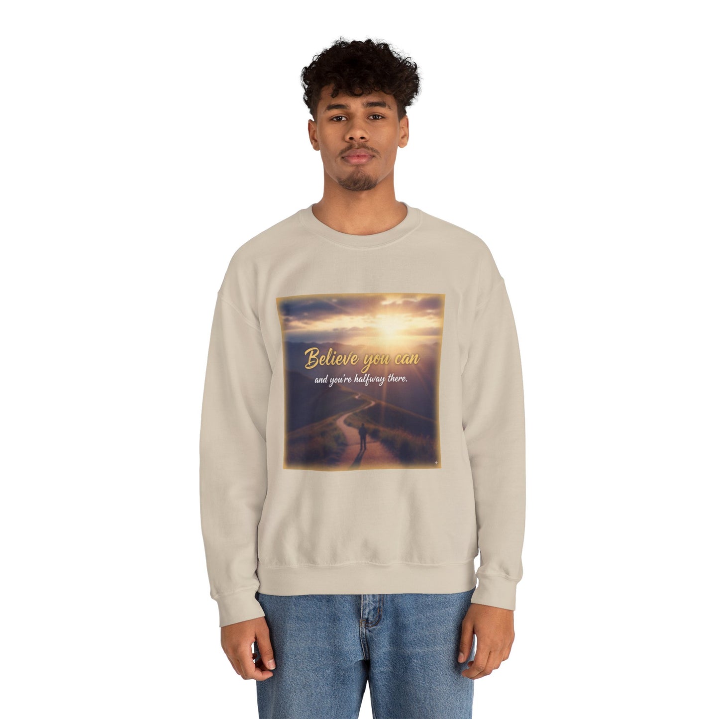 Inspiring Quote Crewneck Sweatshirt
