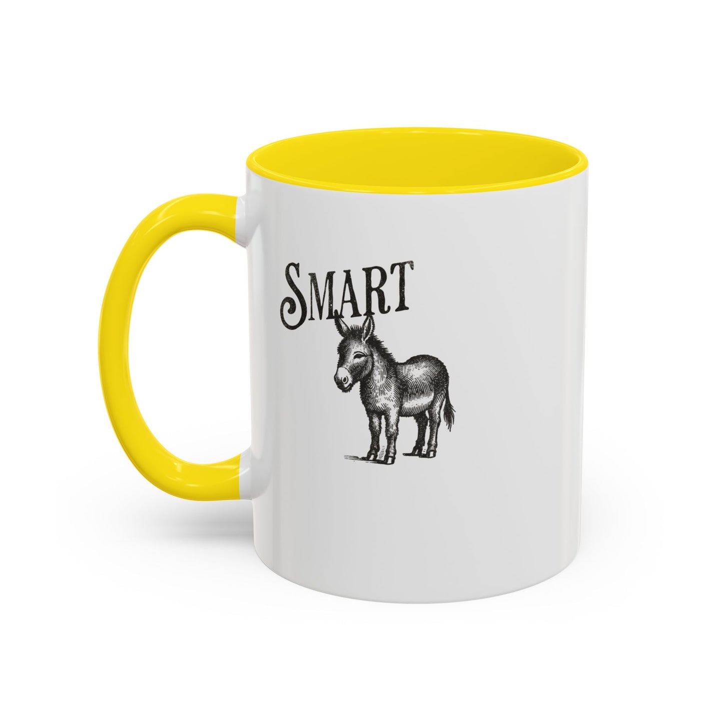 Smart Donkey Accent Coffee Mug - Perfect Gift for Animal Lovers, Funny Office Mug, Inspirational Quote, Unique Home Decor, Birthday Present