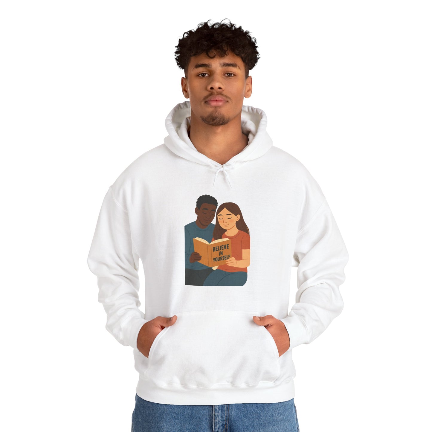 Unisex Heavy Blend Hooded Sweatshirt, Cozy Gift for Book Lovers