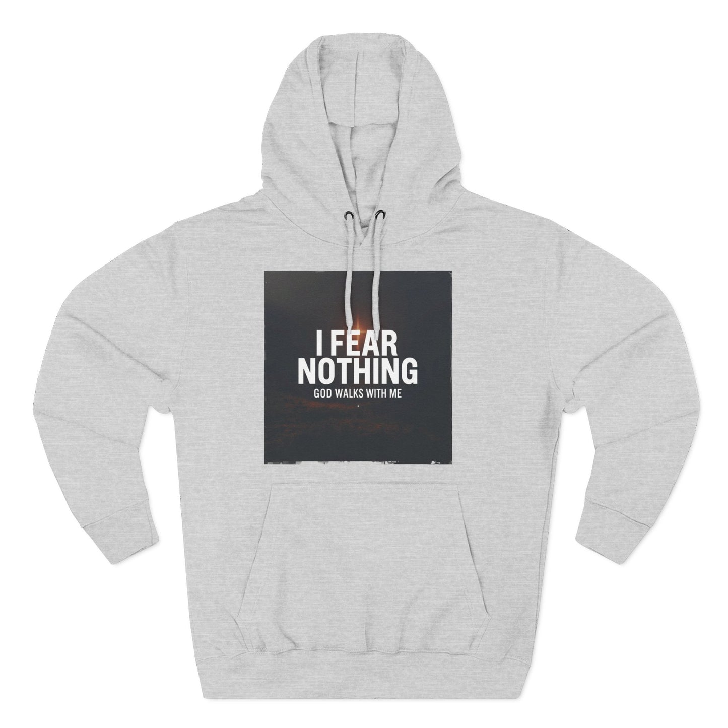 Fear Nothing Fleece Hoodie | Inspirational Apparel, Cozy Sweatshirt, Motivational Gift, Spiritual Outfit, Everyday Comfort
