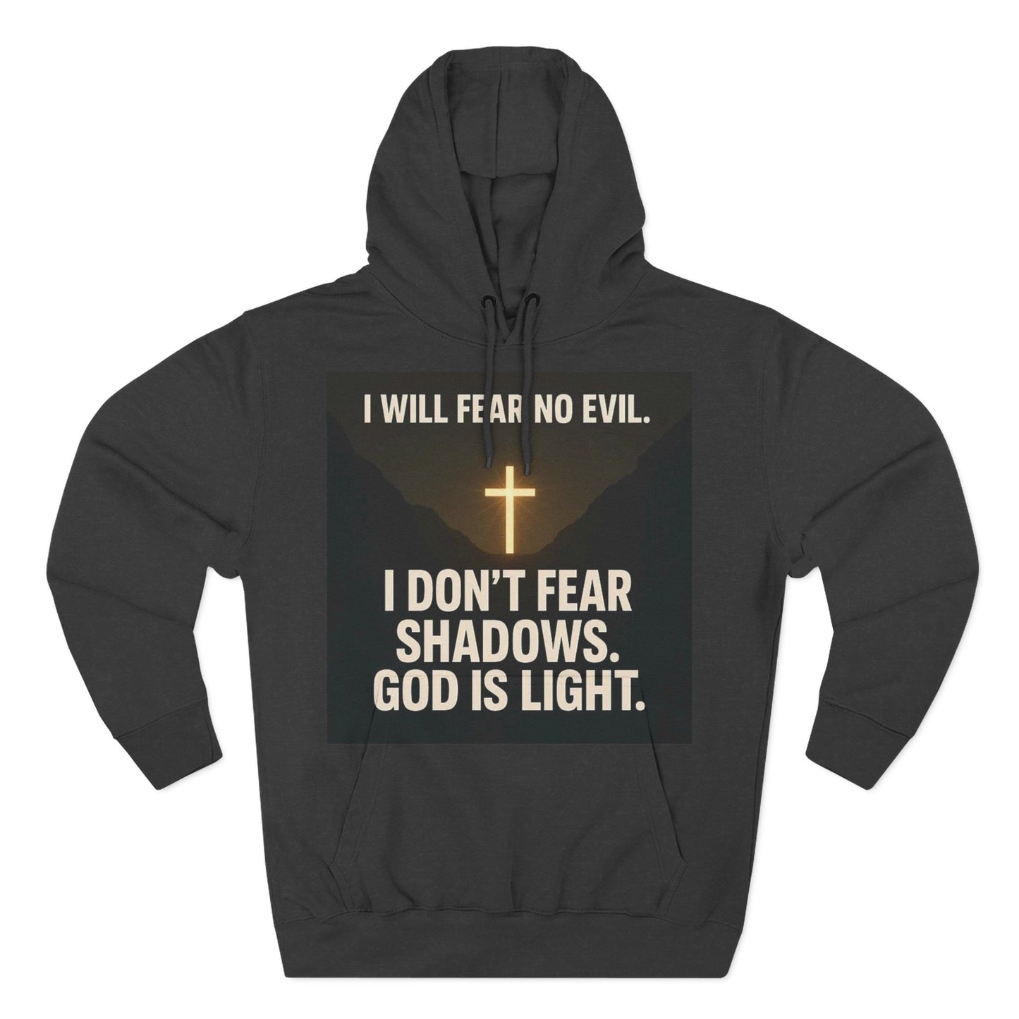 Inspirational Fleece Hoodie, Cozy Christian Apparel, Faith-Based Gift for Men and Women, Casual Wear, Perfect for Holidays