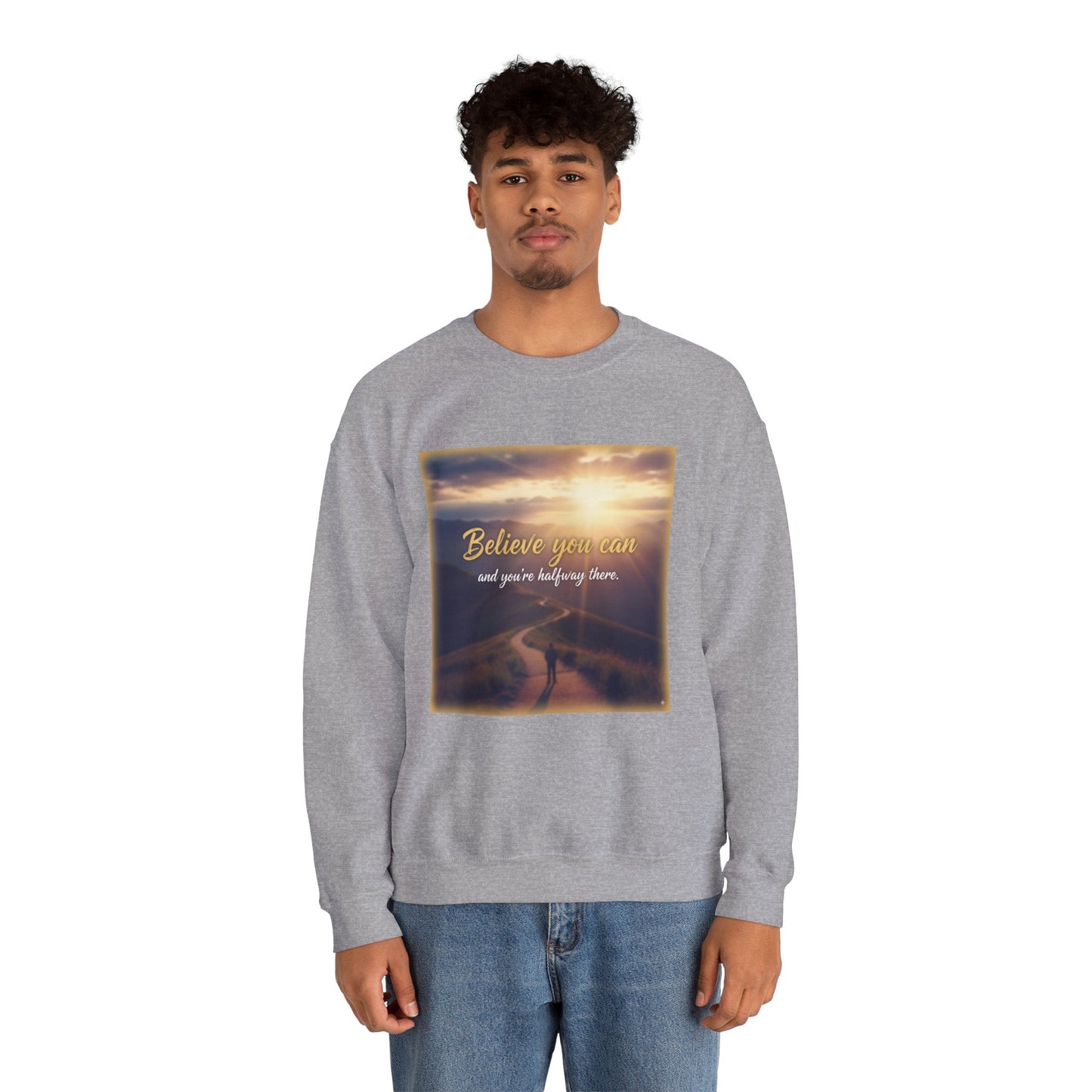 Inspiring Quote Crewneck Sweatshirt