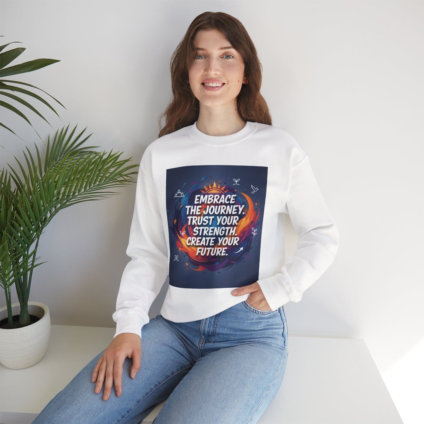 Inspirational Crewneck Sweatshirt - Embrace the Journey, Trust Your Strength, Cozy Gift for Motivation, Unisex Sweatshirt for [...]