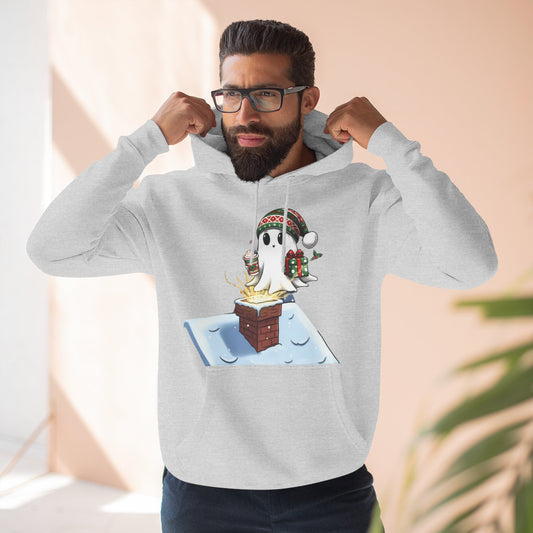 Three-Panel Fleece Hoodie