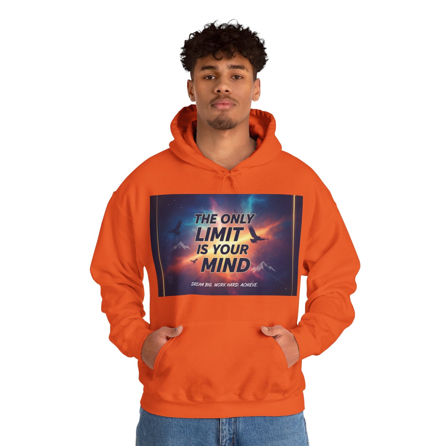 Inspiring Motivational Hoodie, Unisex Hooded Sweatshirt, Gift for Dreamers, Encouragement Clothing, Cozy Everyday Wear