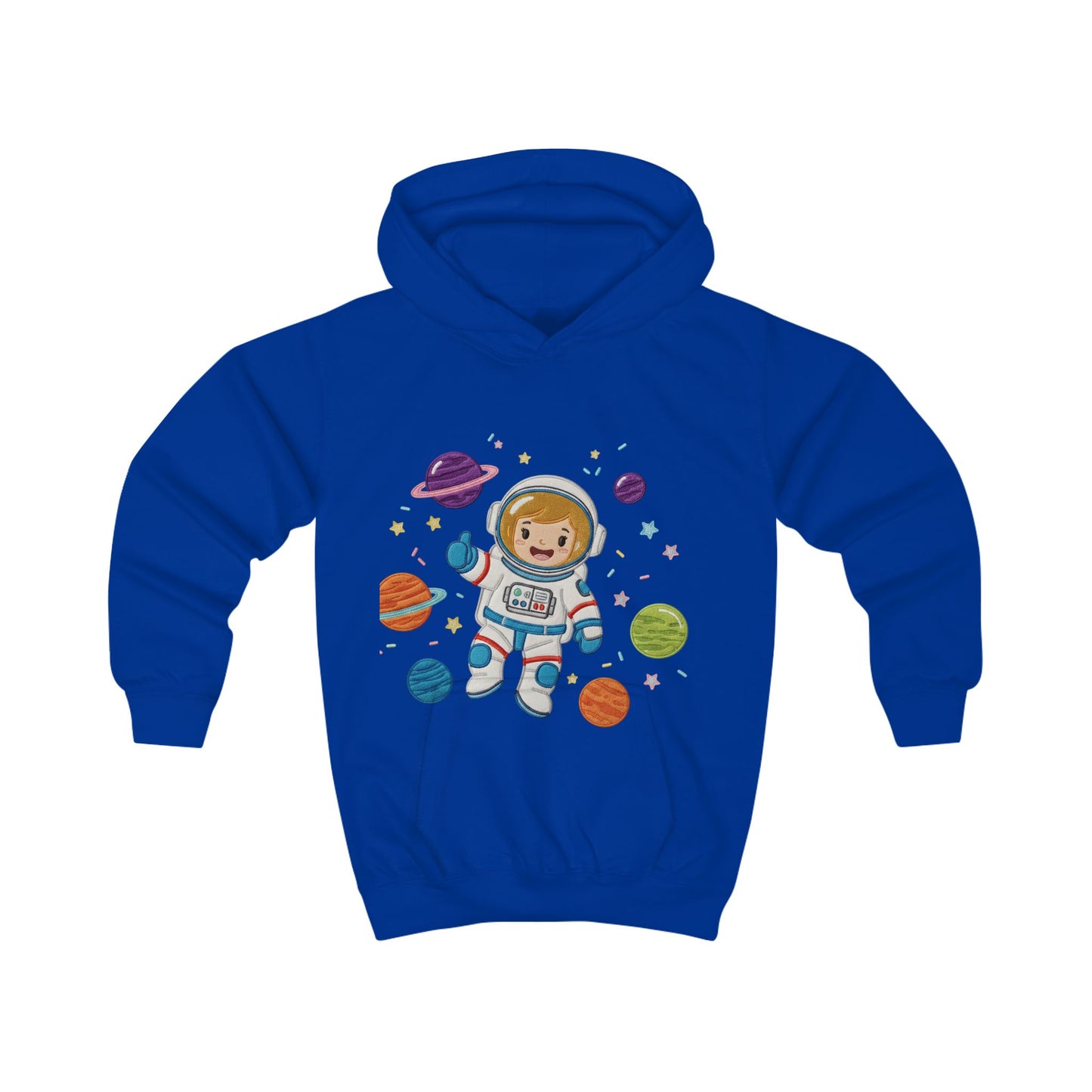 Space Explorer Kids Hoodie, Astronaut Design Sweatshirt, Outer Space Gift, Children's Birthday Present, Cute Hooded Sweatshirt