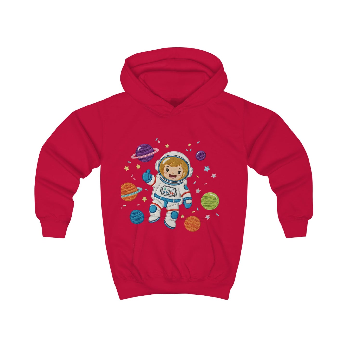 Space Explorer Kids Hoodie, Astronaut Design Sweatshirt, Outer Space Gift, Children's Birthday Present, Cute Hooded Sweatshirt