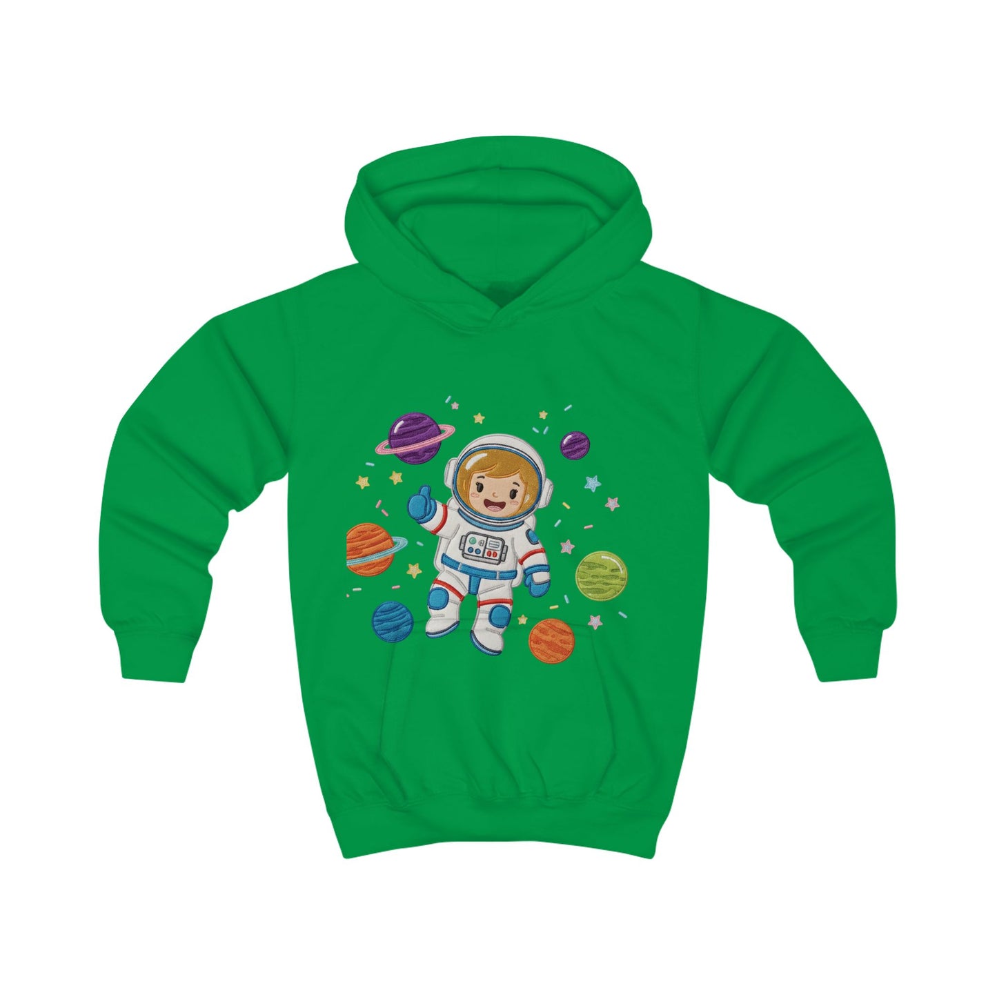 Space Explorer Kids Hoodie, Astronaut Design Sweatshirt, Outer Space Gift, Children's Birthday Present, Cute Hooded Sweatshirt