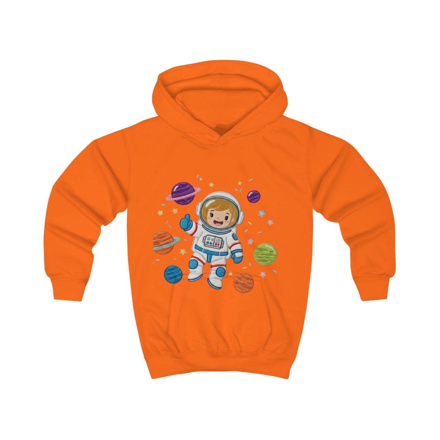 Space Explorer Kids Hoodie, Astronaut Design Sweatshirt, Outer Space Gift, Children's Birthday Present, Cute Hooded Sweatshirt