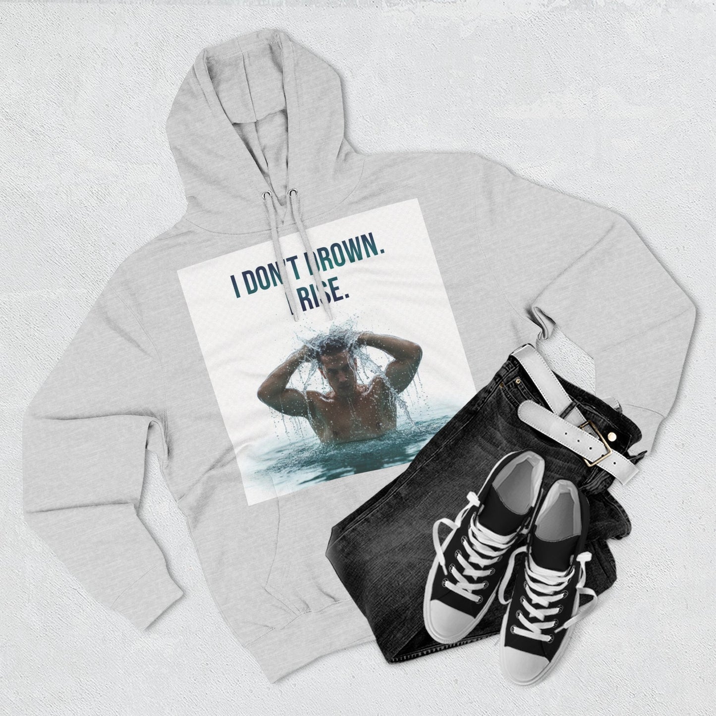 Inspirational Three-Panel Fleece Hoodie | Motivational Hoodie for Everyday Comfort, Gift for Friends, Encouragement Wear, Workout [...]