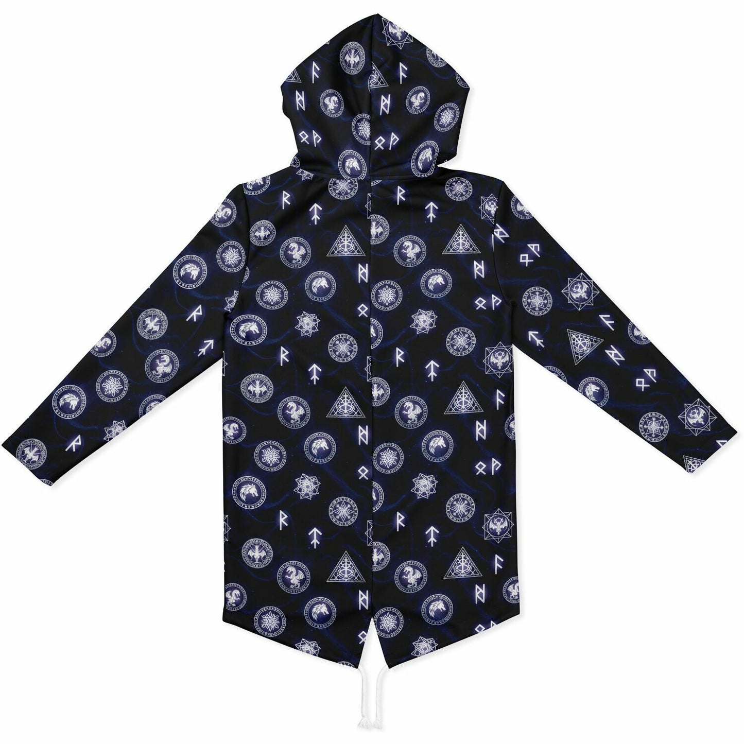 Fashion Elongated Hoodie - AOP