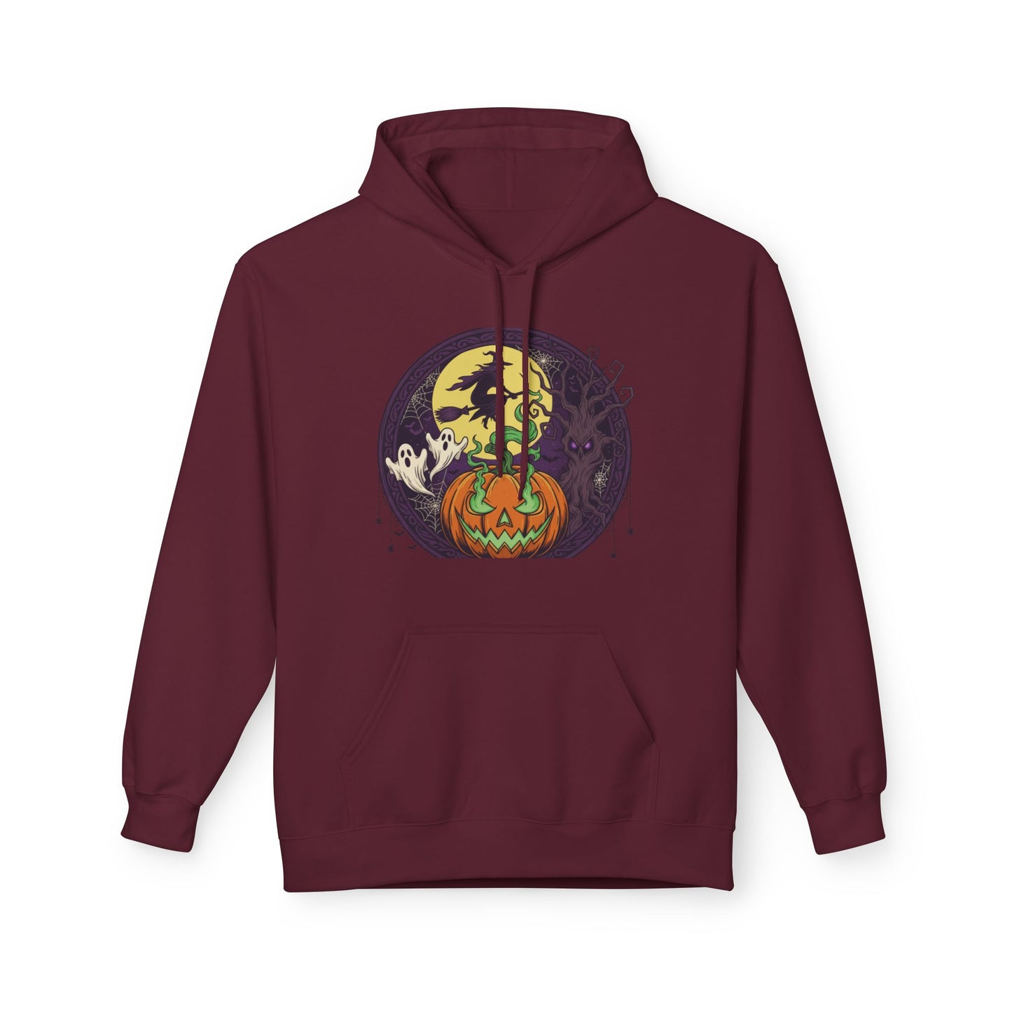 Halloween Pumpkin Hoodie, Cozy Sweatshirt for Fall Celebrations, Perfect for Halloween and Autumn Gatherings, Unisex Design.