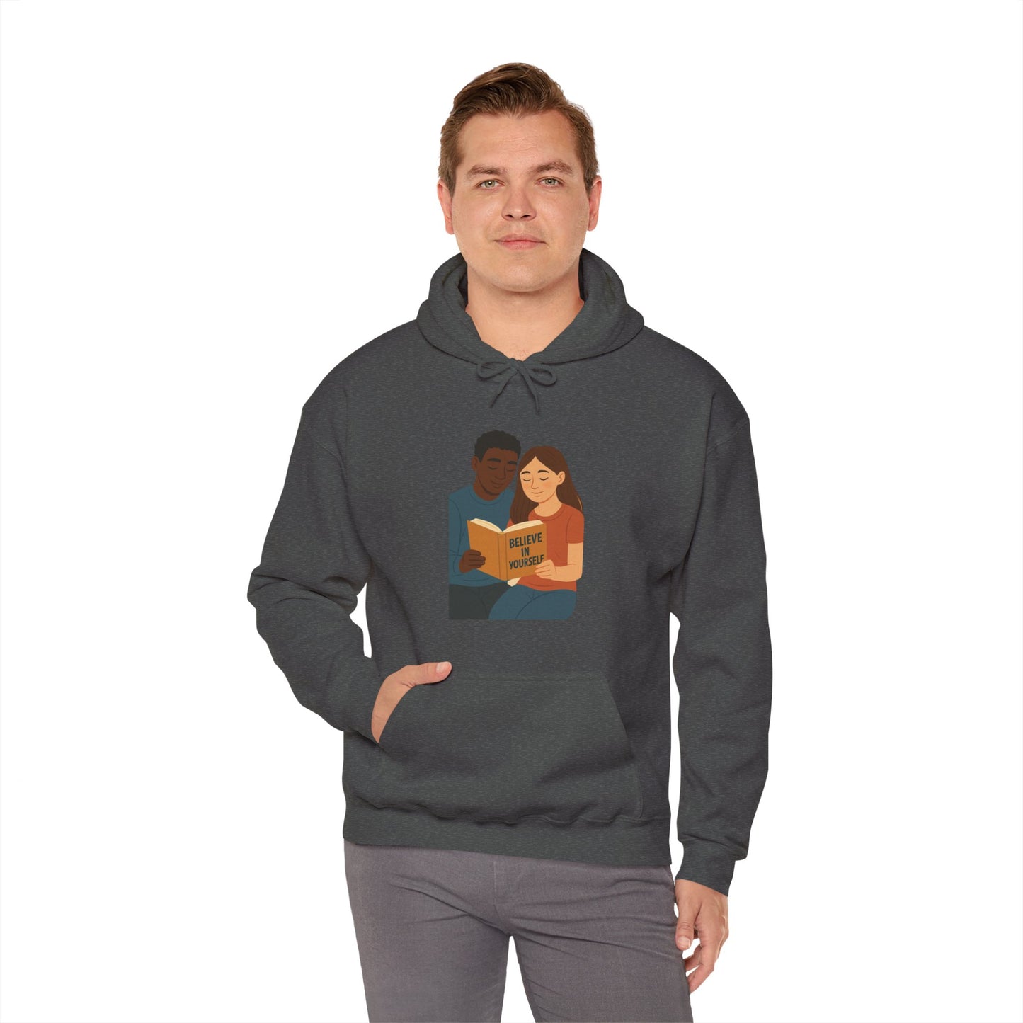 Unisex Heavy Blend Hooded Sweatshirt, Cozy Gift for Book Lovers