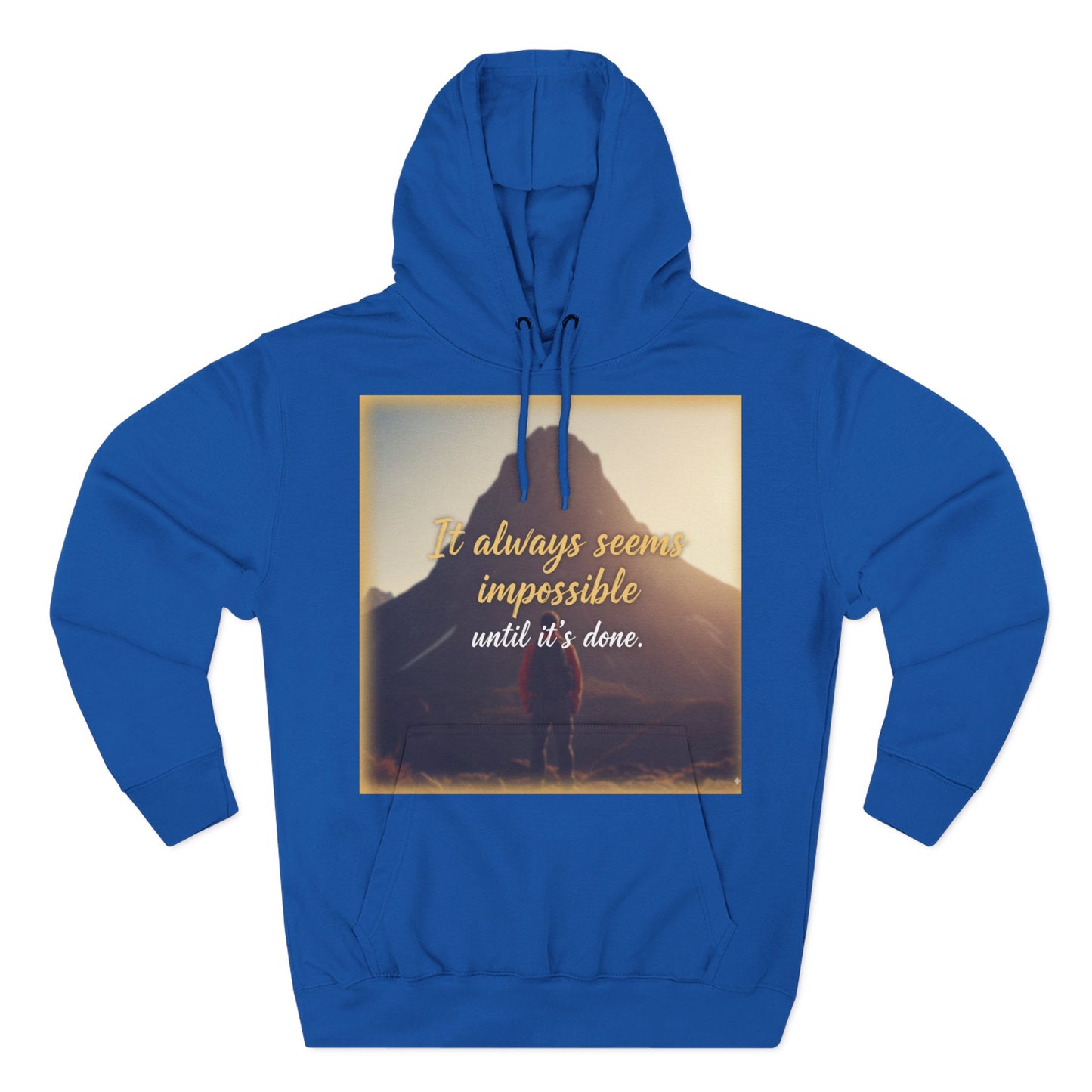 Inspirational Fleece Hoodie, Cozy Sweatshirt for Comfort, Motivational Apparel for Active Lifestyle, Gift for Her