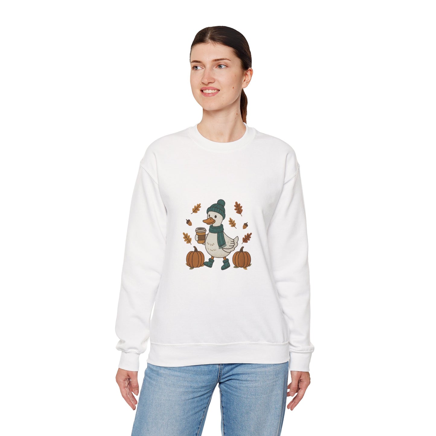 Cozy Fall Goose Sweatshirt,