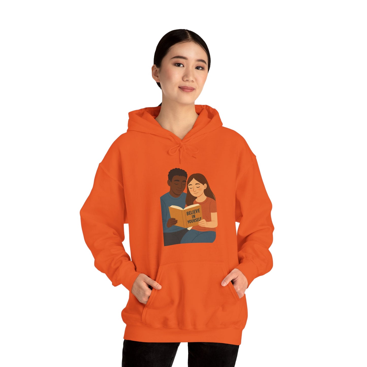 Unisex Heavy Blend Hooded Sweatshirt, Cozy Gift for Book Lovers