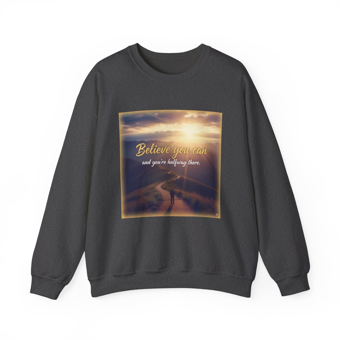 Inspiring Quote Crewneck Sweatshirt