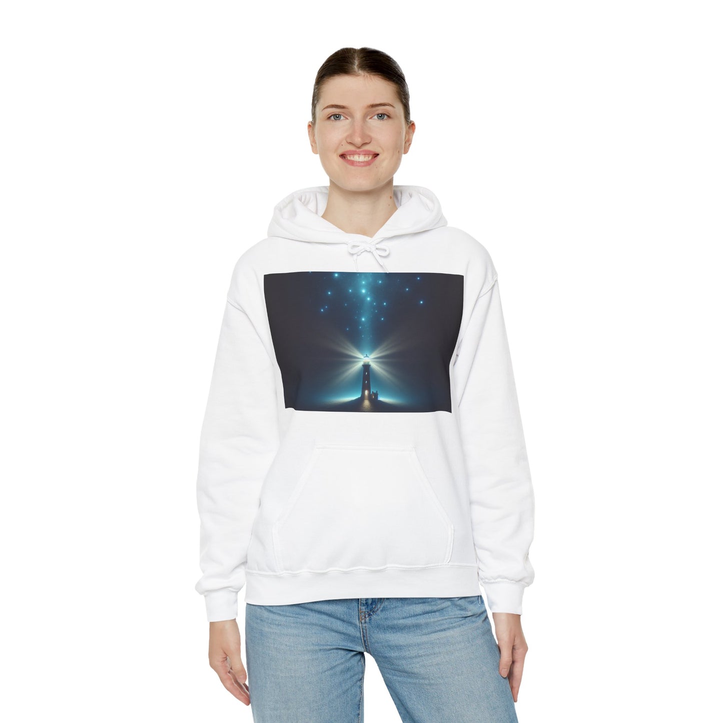 Unisex Garment Sweatshirt, Galaxy Print Hoodie, Stylish Hooded Sweatshirt, Gift for Space Lovers, Perfect for Cozy Evenings