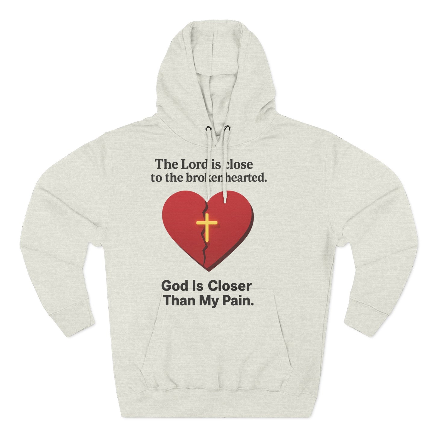 Faith-Inspired Three-Panel Fleece Hoodie, Inspirational Clothing, Religious Gift, Cozy Sweatshirt, Spiritual Apparel, Thoughtful Gift [...]