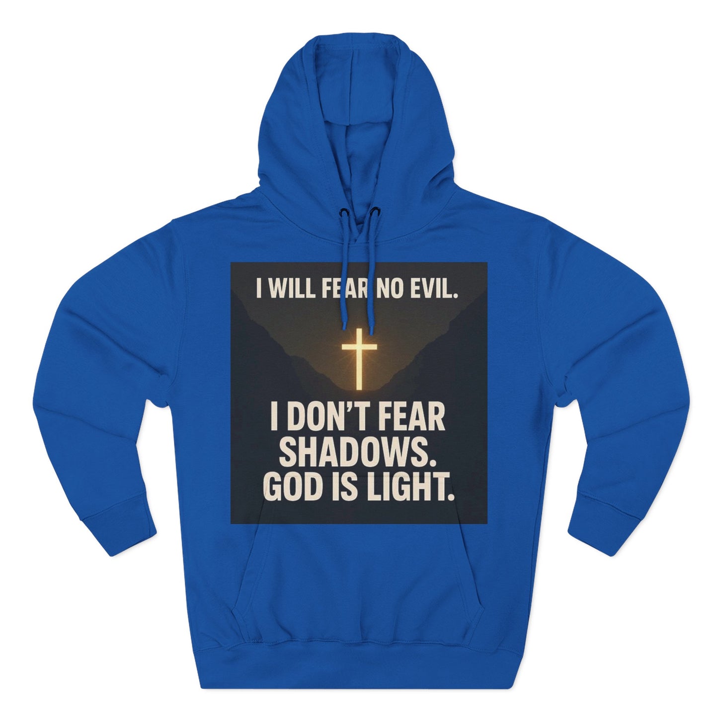 Inspirational Fleece Hoodie, Cozy Christian Apparel, Faith-Based Gift for Men and Women, Casual Wear, Perfect for Holidays