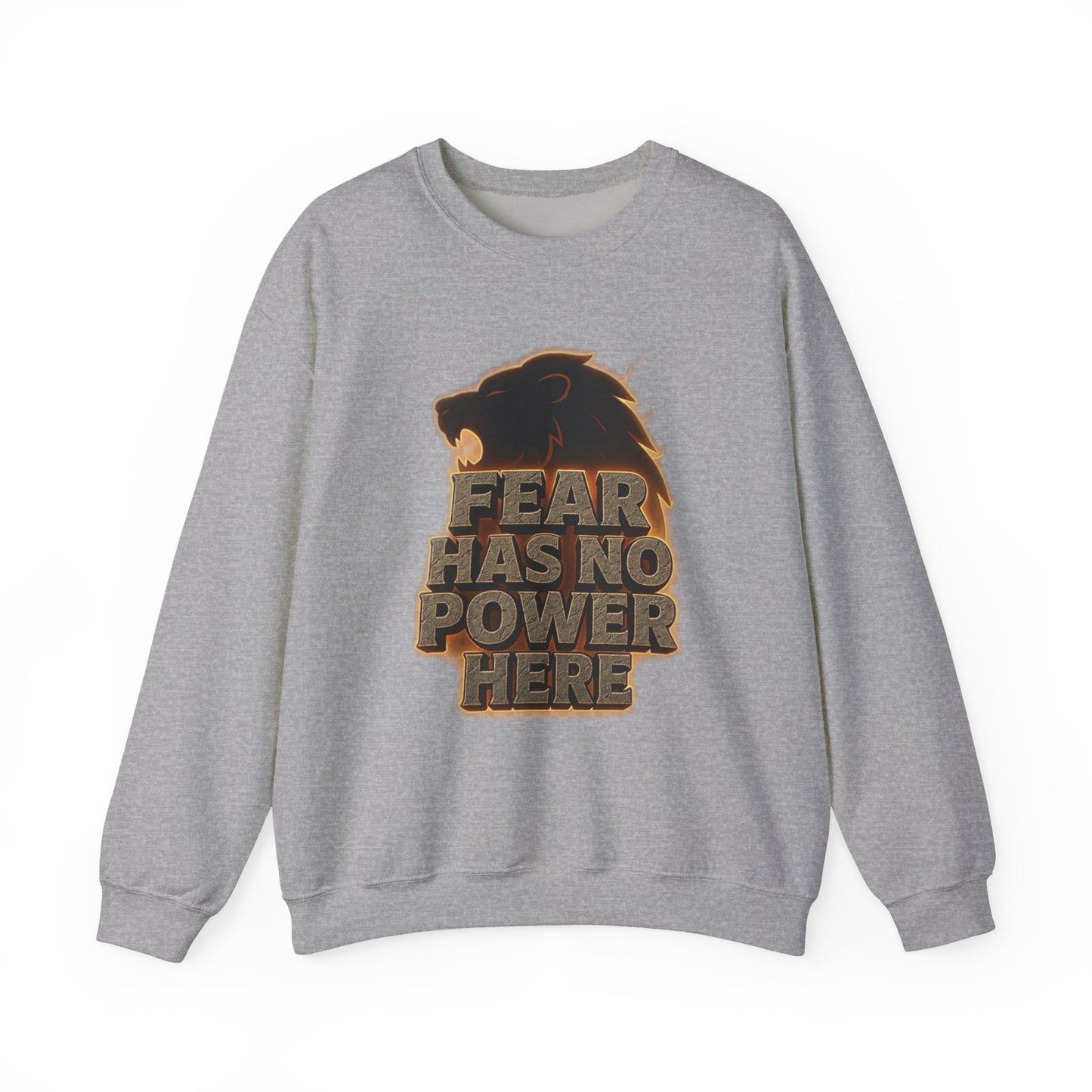 Fearless Lion Crewneck Sweatshirt - Cozy Unisex Top, Gift for Animal Lovers, Empowerment Apparel, Casual Fashion