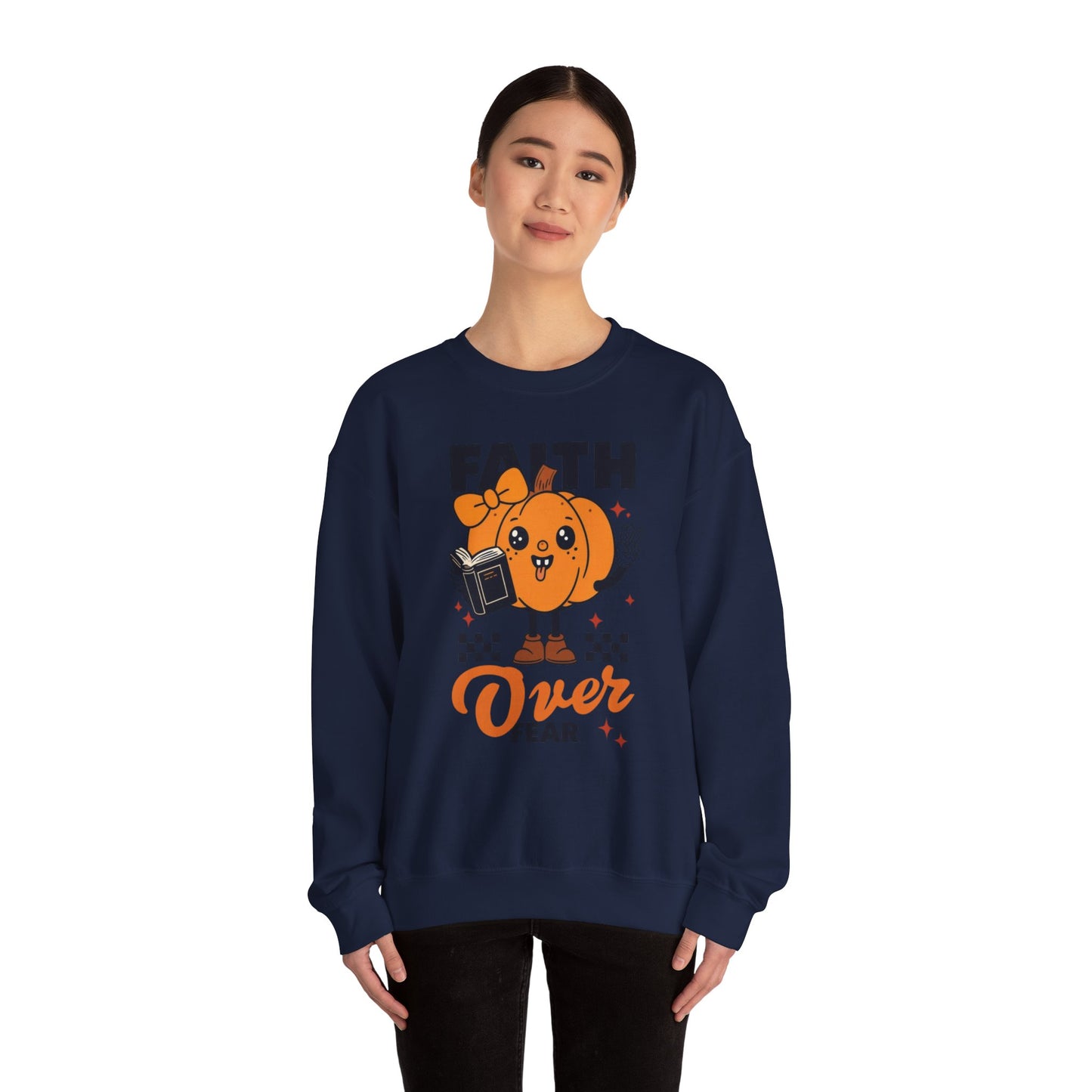 Unisex Heavy Blend  Crewneck Sweatshirt, Fall Crewneck, Halloween Fashion, Cozy Unisex Pullover, Inspirational Gift