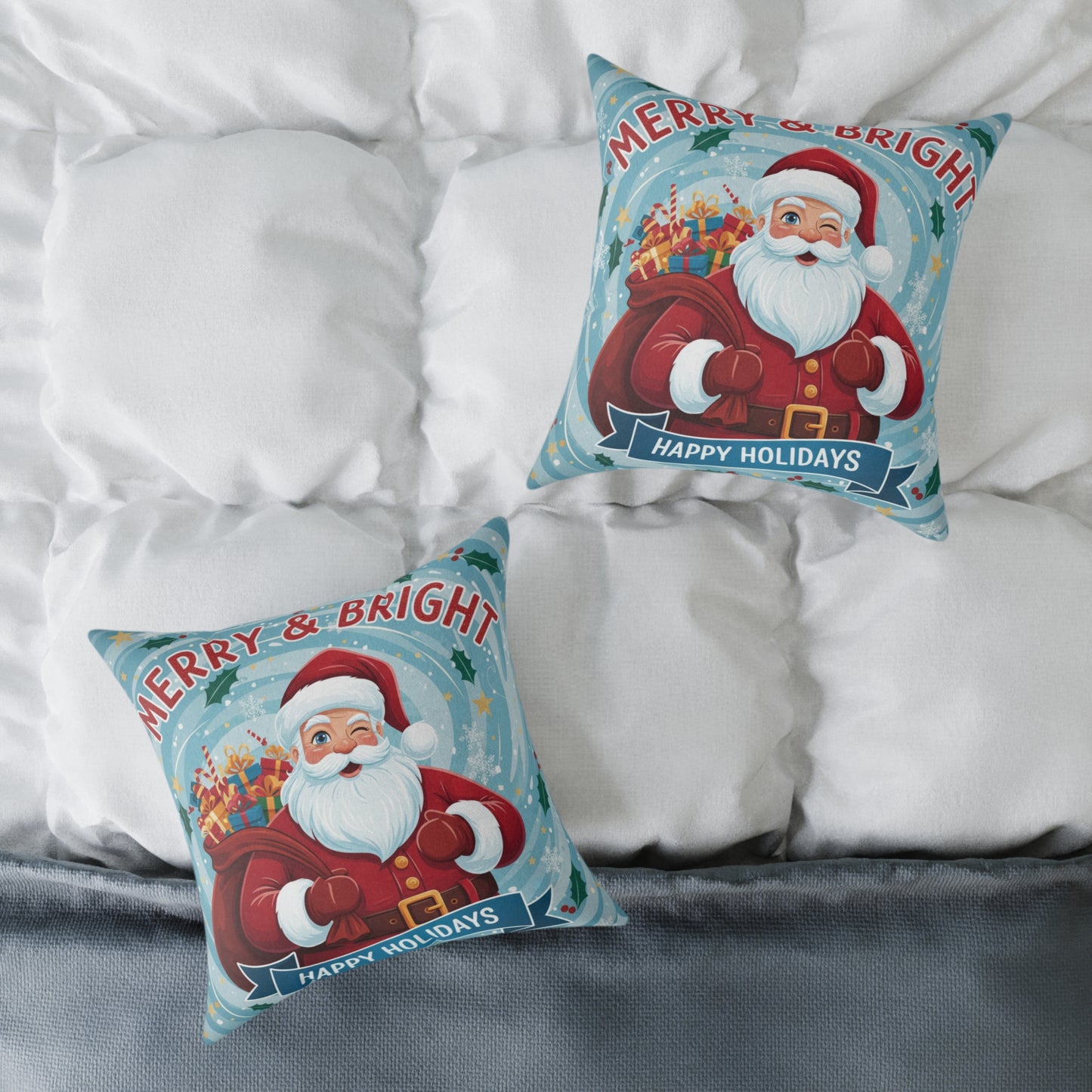 Square Poly Canvas Pillow