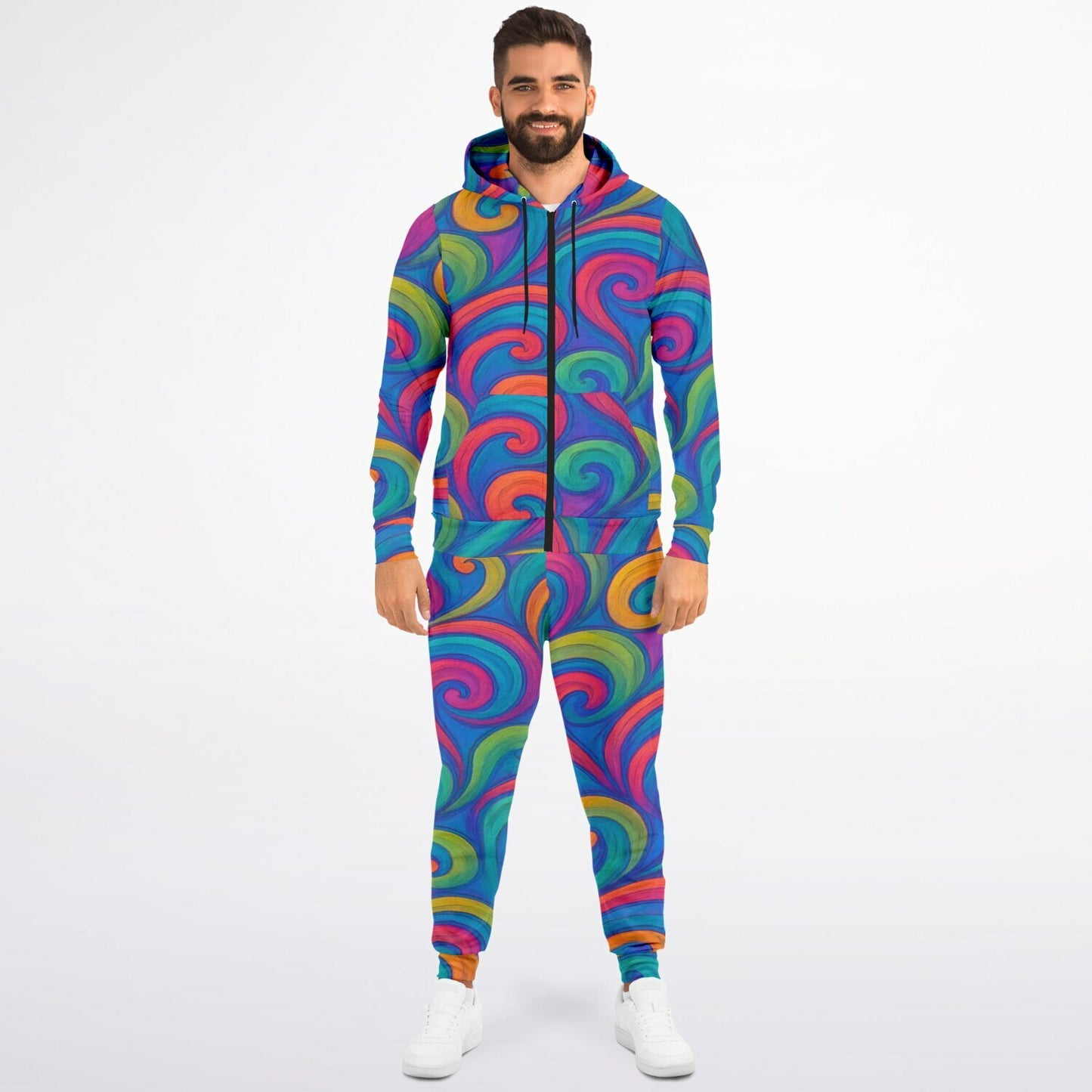 Fashion Ziphoodie & Jogger - AOP