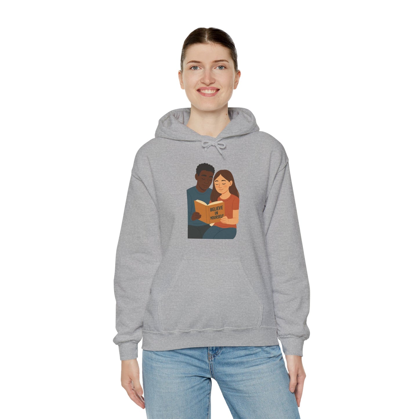 Unisex Heavy Blend Hooded Sweatshirt, Cozy Gift for Book Lovers