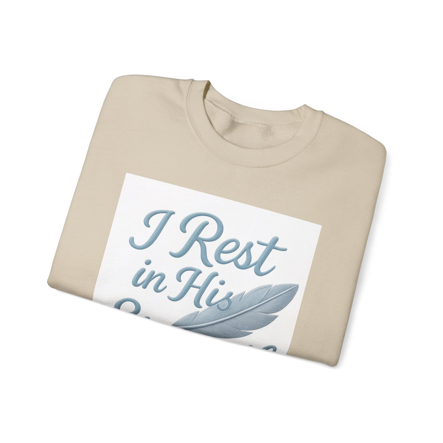 Inspirational Strength Crewneck Sweatshirt, Gift for Him, Motivational Apparel, Cozy Sweater for Faith, Relaxed Comfort Wear