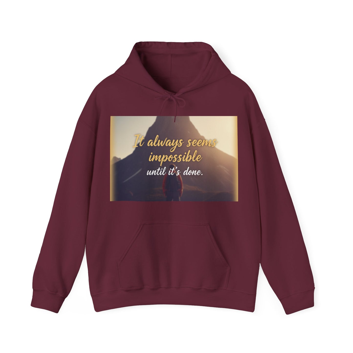 Inspirational Quote Hoodie - Motivational Unisex Sweatshirt for Cozy Inspiration, Gift for Friends, Casual Wear, Affirmations Sweatshirt