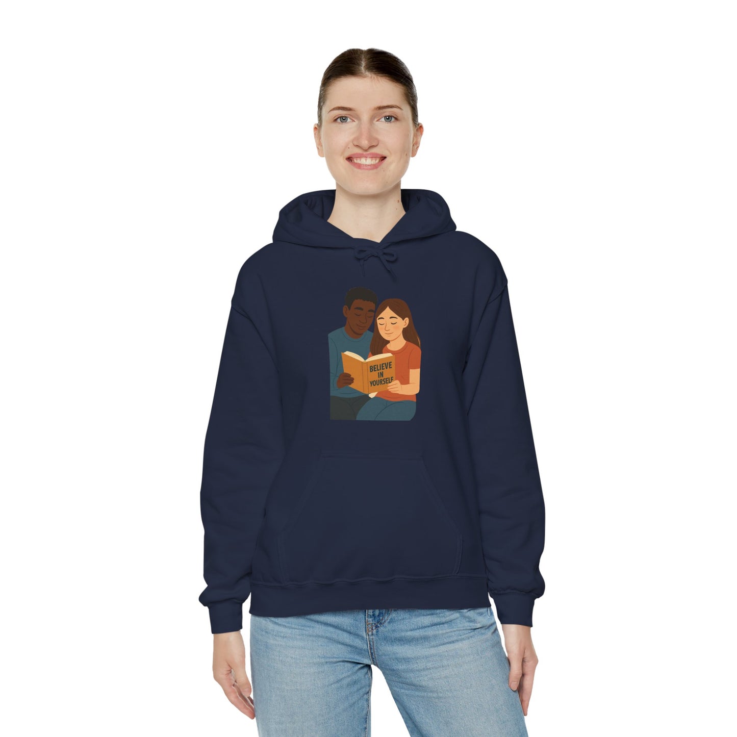 Unisex Heavy Blend Hooded Sweatshirt, Cozy Gift for Book Lovers