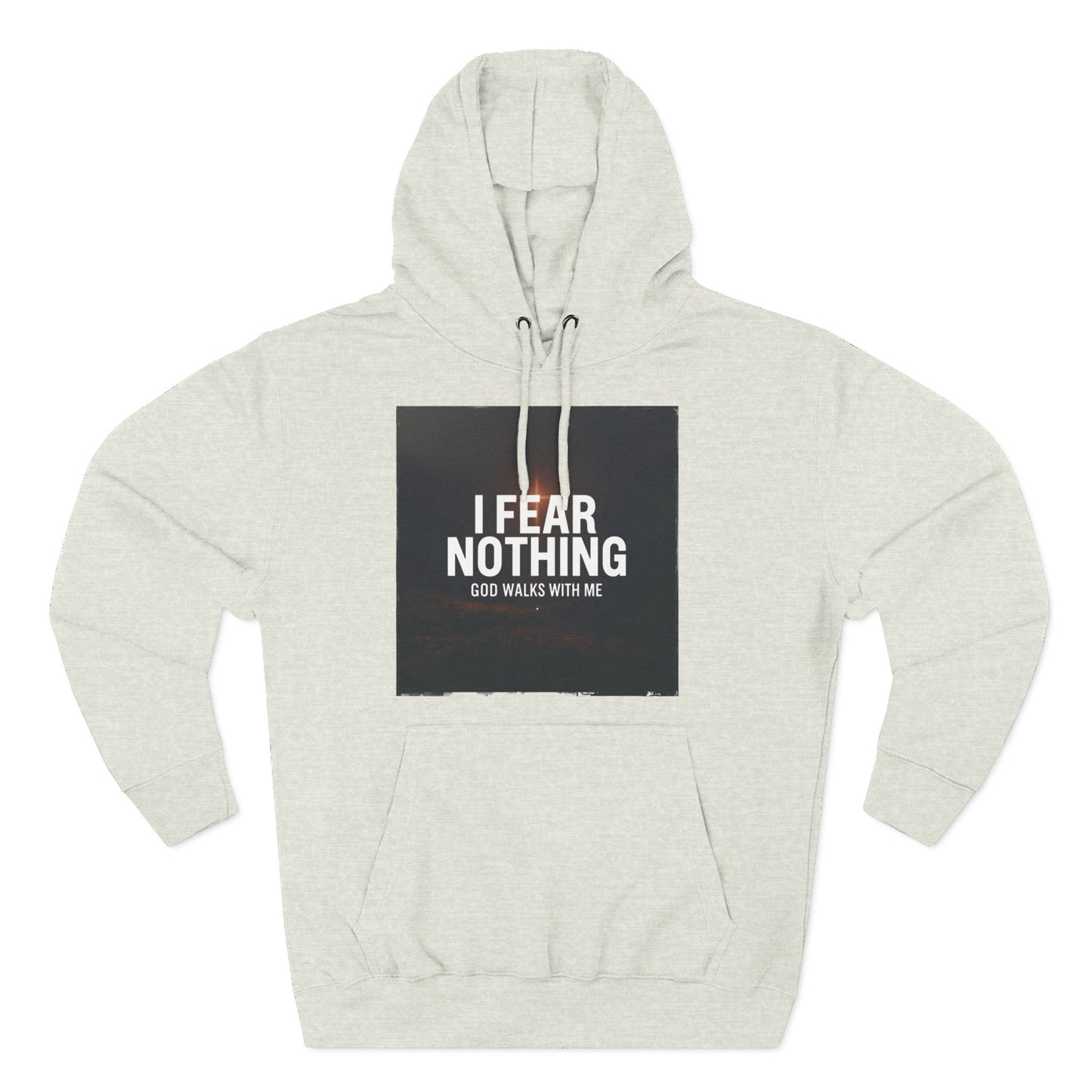 Fear Nothing Fleece Hoodie | Inspirational Apparel, Cozy Sweatshirt, Motivational Gift, Spiritual Outfit, Everyday Comfort