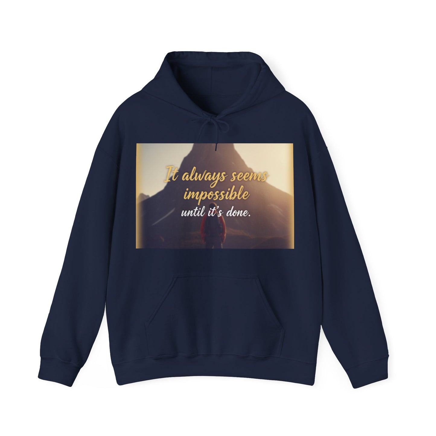 Inspirational Quote Hoodie - Motivational Unisex Sweatshirt for Cozy Inspiration, Gift for Friends, Casual Wear, Affirmations Sweatshirt