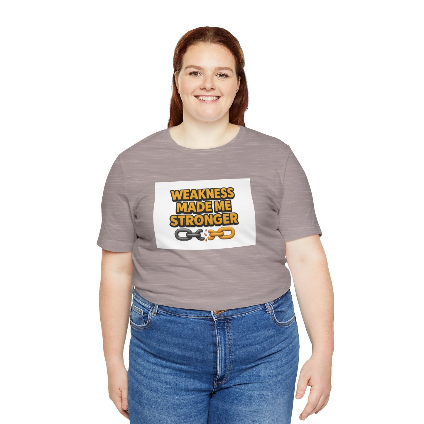 Empowering Strength Tee - Unisex Jersey Short Sleeve Tee, Motivational Shirt, Workout Apparel, Inspirational Gift, Casual Wear