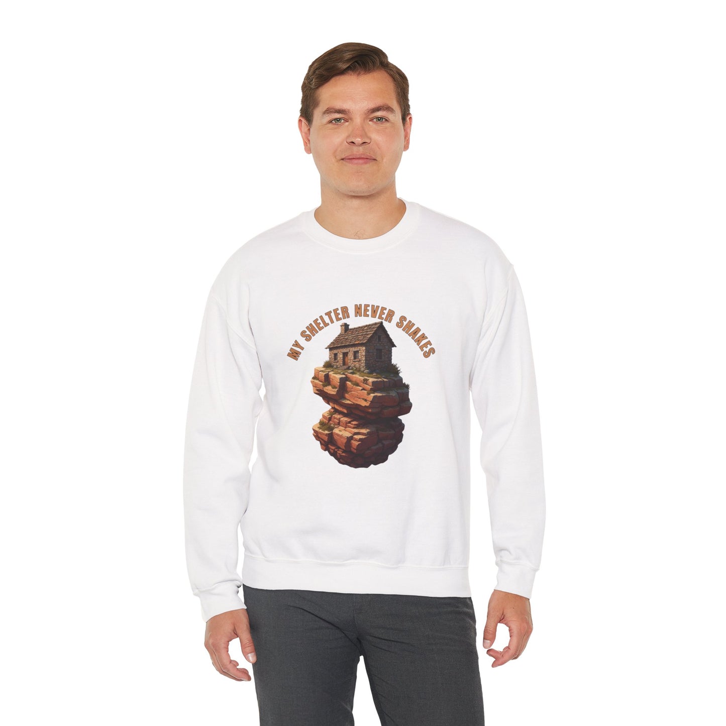 Cozy Graphic Sweatshirt - My Sweater Never Shakes, Unisex Crewneck, Casual Pullover, Unique Gift for Friends, Fall Fashion