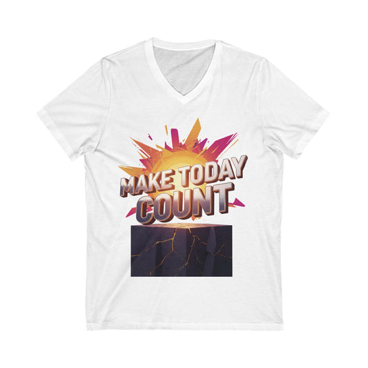 Motivational V-Neck Tee