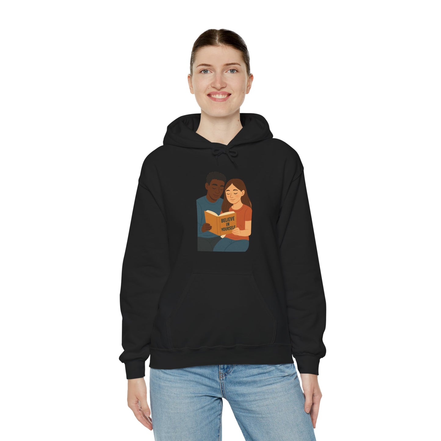Unisex Heavy Blend Hooded Sweatshirt, Cozy Gift for Book Lovers