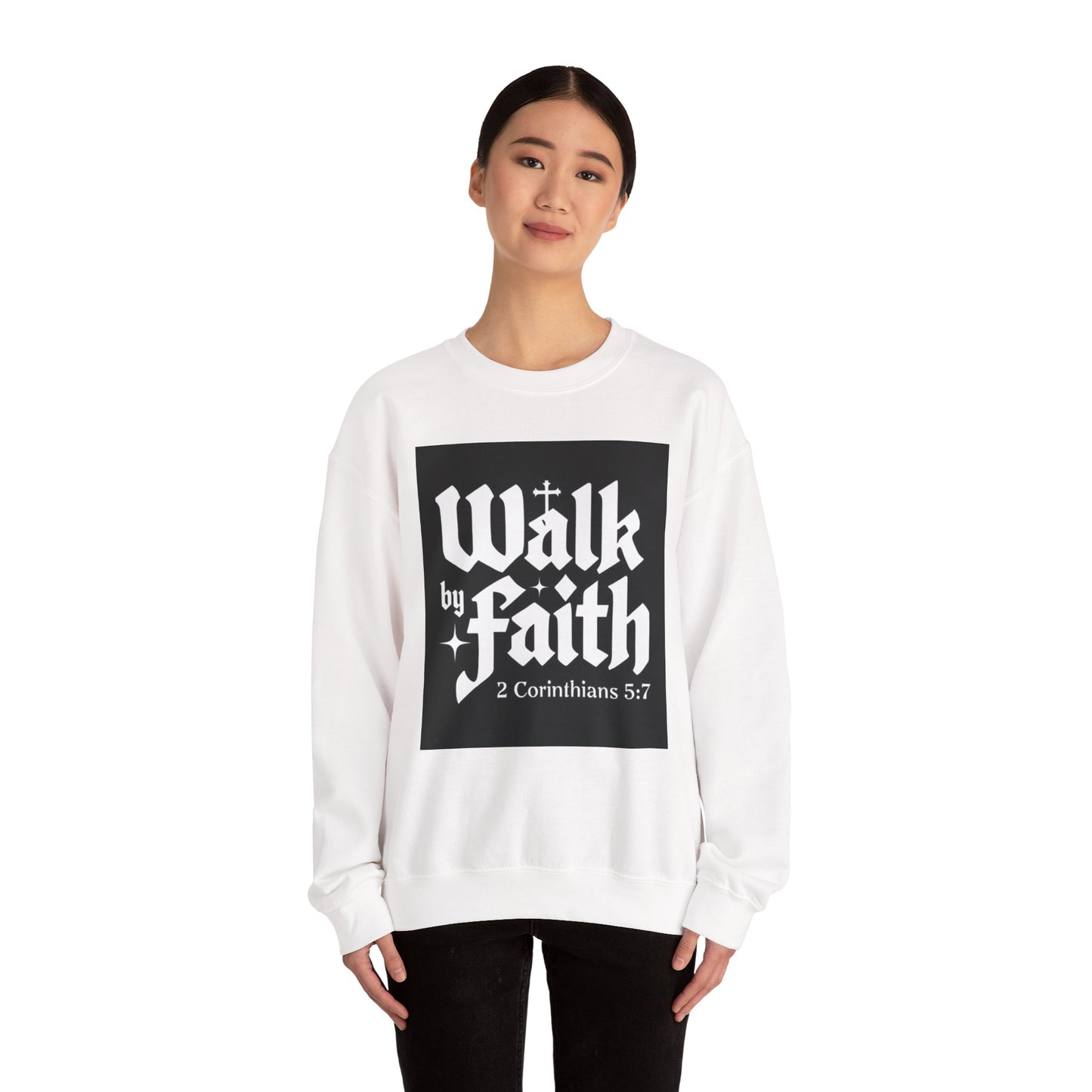 Unisex Heavy Blend Crewneck Sweatshirt - Cozy & Stylish, Perfect Gift for Christians, Bible Verse Apparel, Everyday Wear, Inspirational Fashion