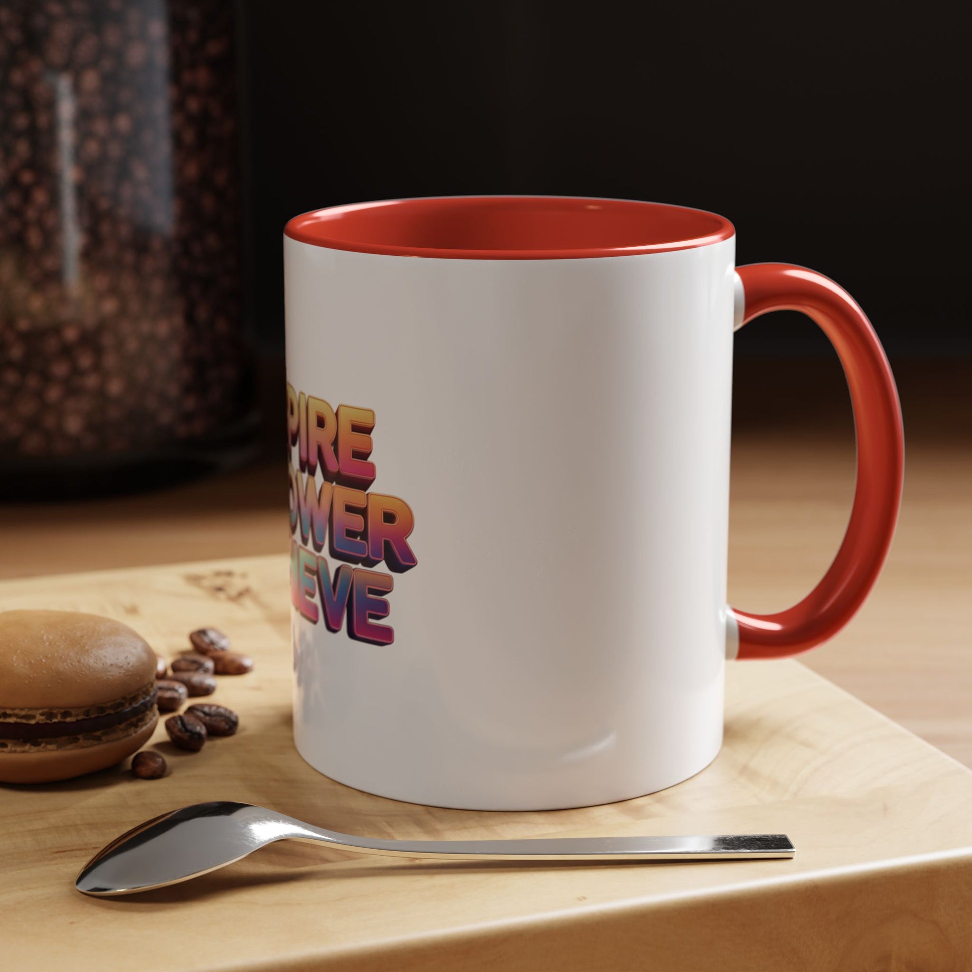 accented ceramic coffee mug