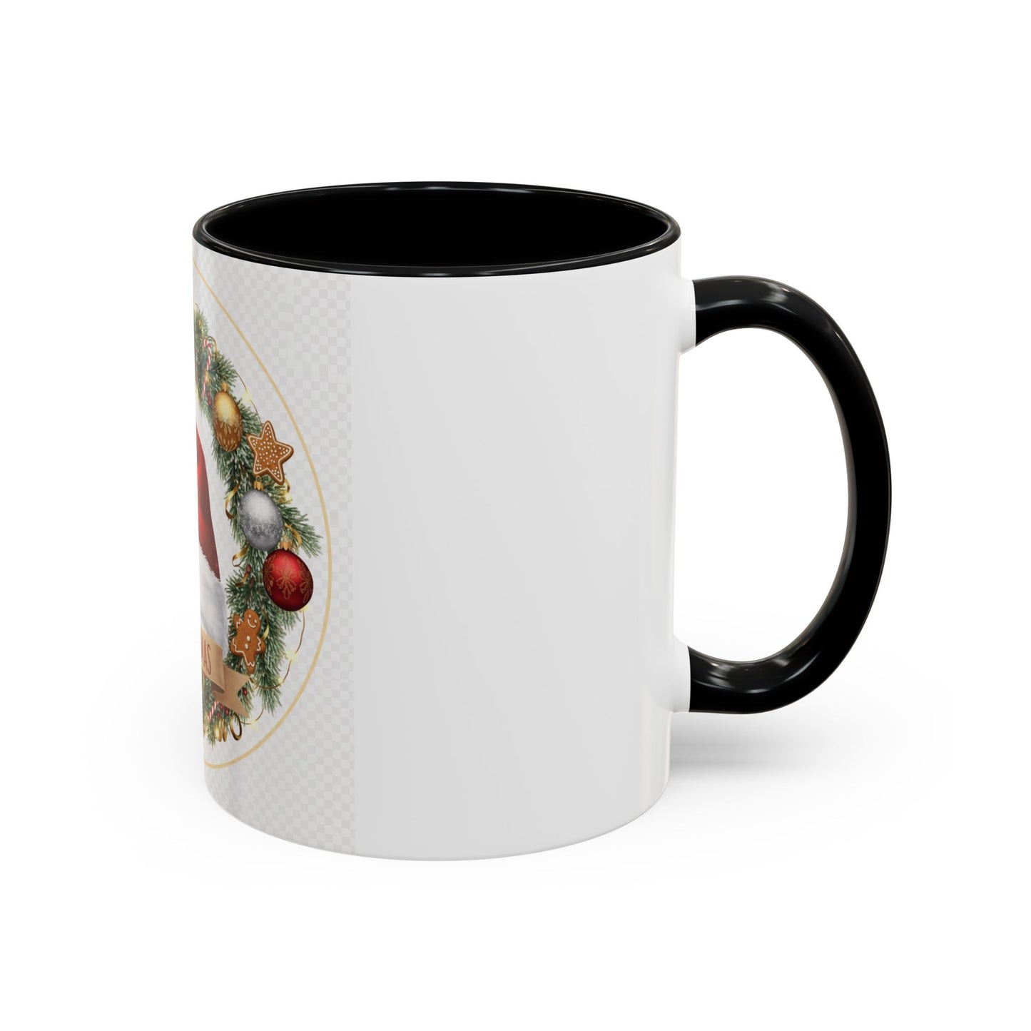 Christmas Accent Coffee Mug - Merry Xmas, Holiday Gift, Festive Decor, Seasonal Beverage, Cute Mug, Christmas Morning Drinkware