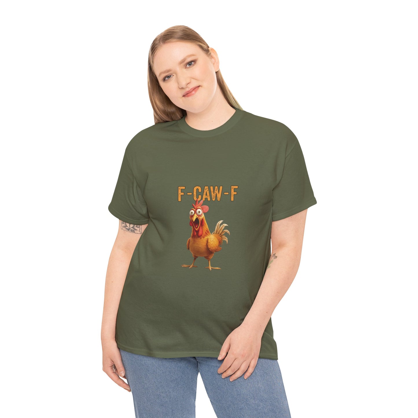 Funny Chicken Graphic T-Shirt, Casual Tee, Gift for Animal Lovers, Quirky Humor Shirt, Farm Theme Apparel