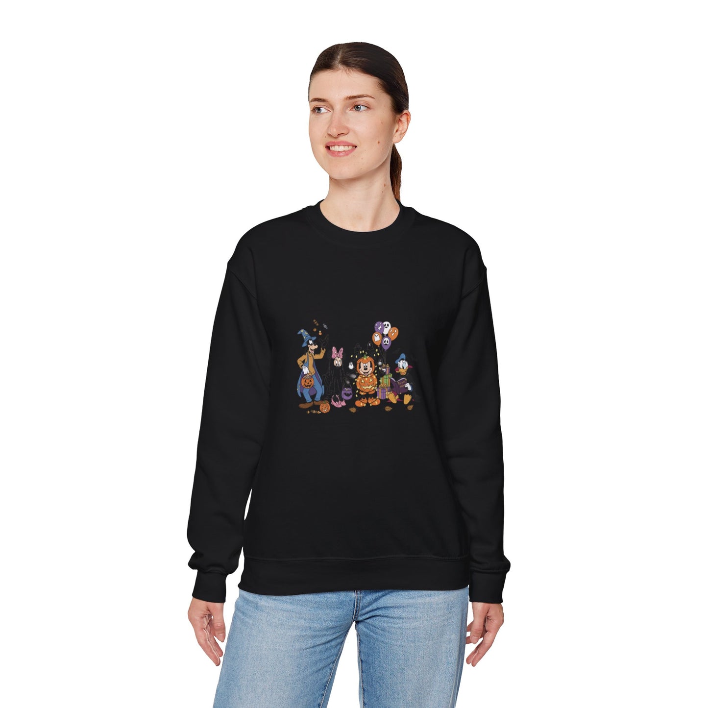 Whimsical Character Sweatshirt, Unisex Crewneck, Cozy Gift, Disney-Inspired, Fun Apparel, Perfect for Birthdays