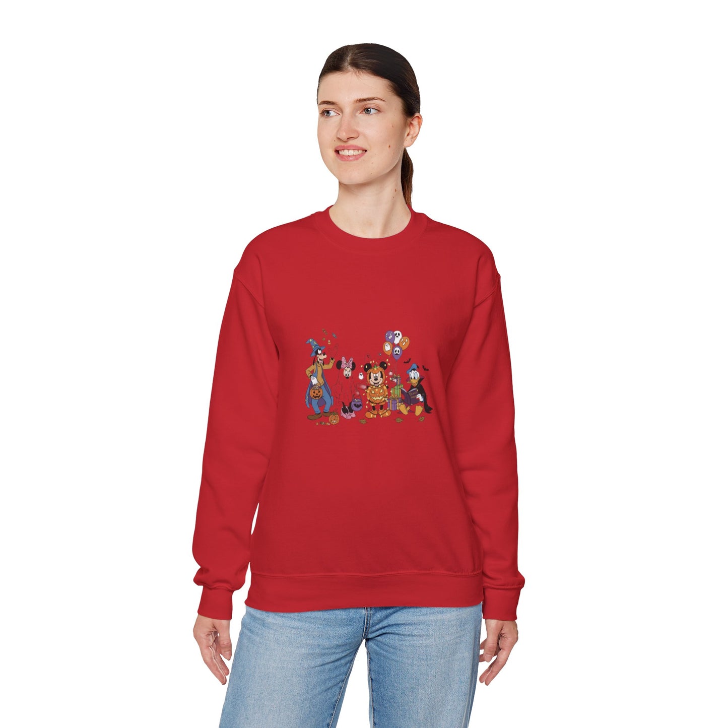 Whimsical Character Sweatshirt, Unisex Crewneck, Cozy Gift, Disney-Inspired, Fun Apparel, Perfect for Birthdays