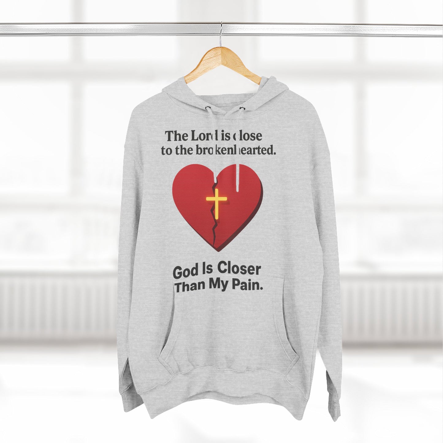 Faith-Inspired Three-Panel Fleece Hoodie, Inspirational Clothing, Religious Gift, Cozy Sweatshirt, Spiritual Apparel, Thoughtful Gift [...]