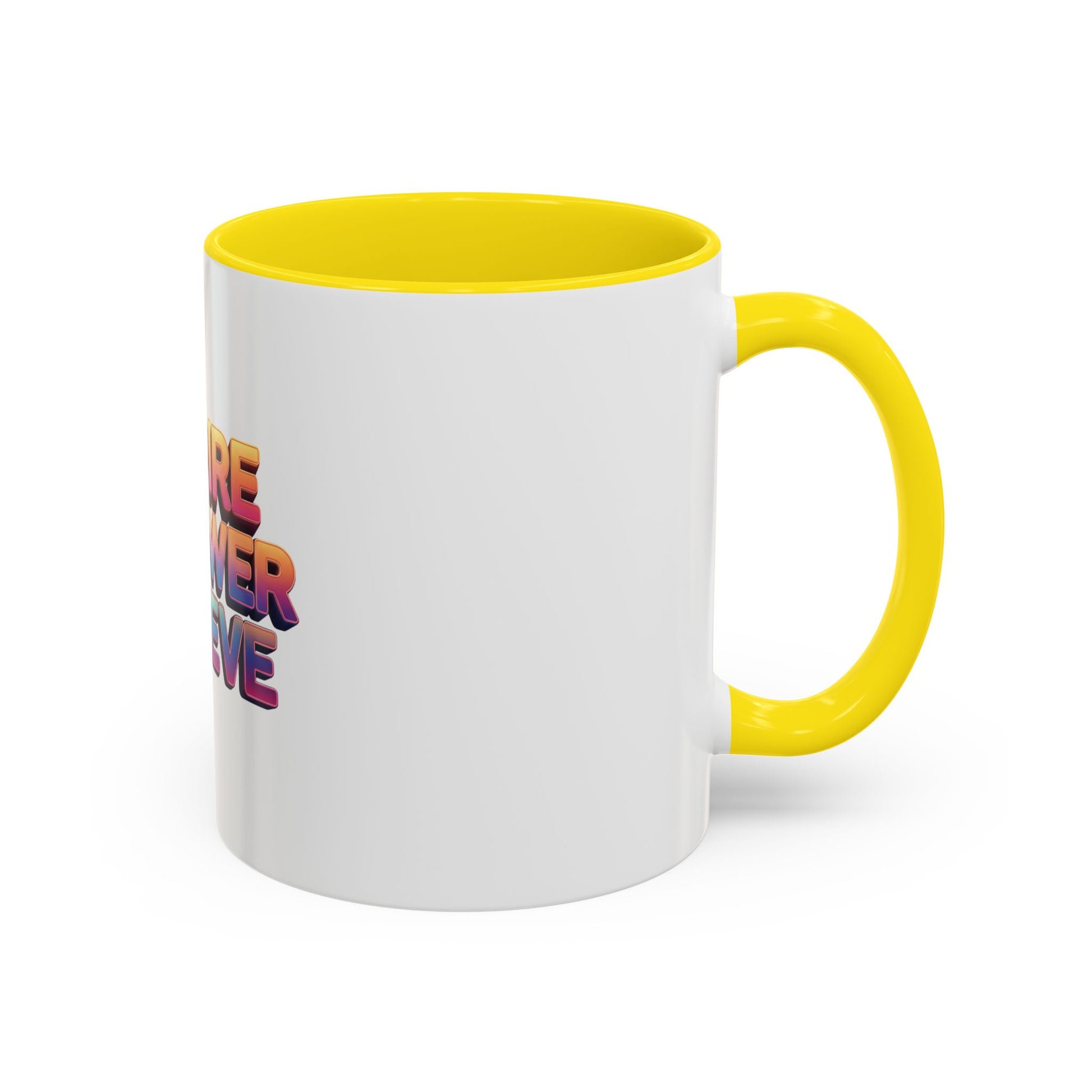accented ceramic coffee mug