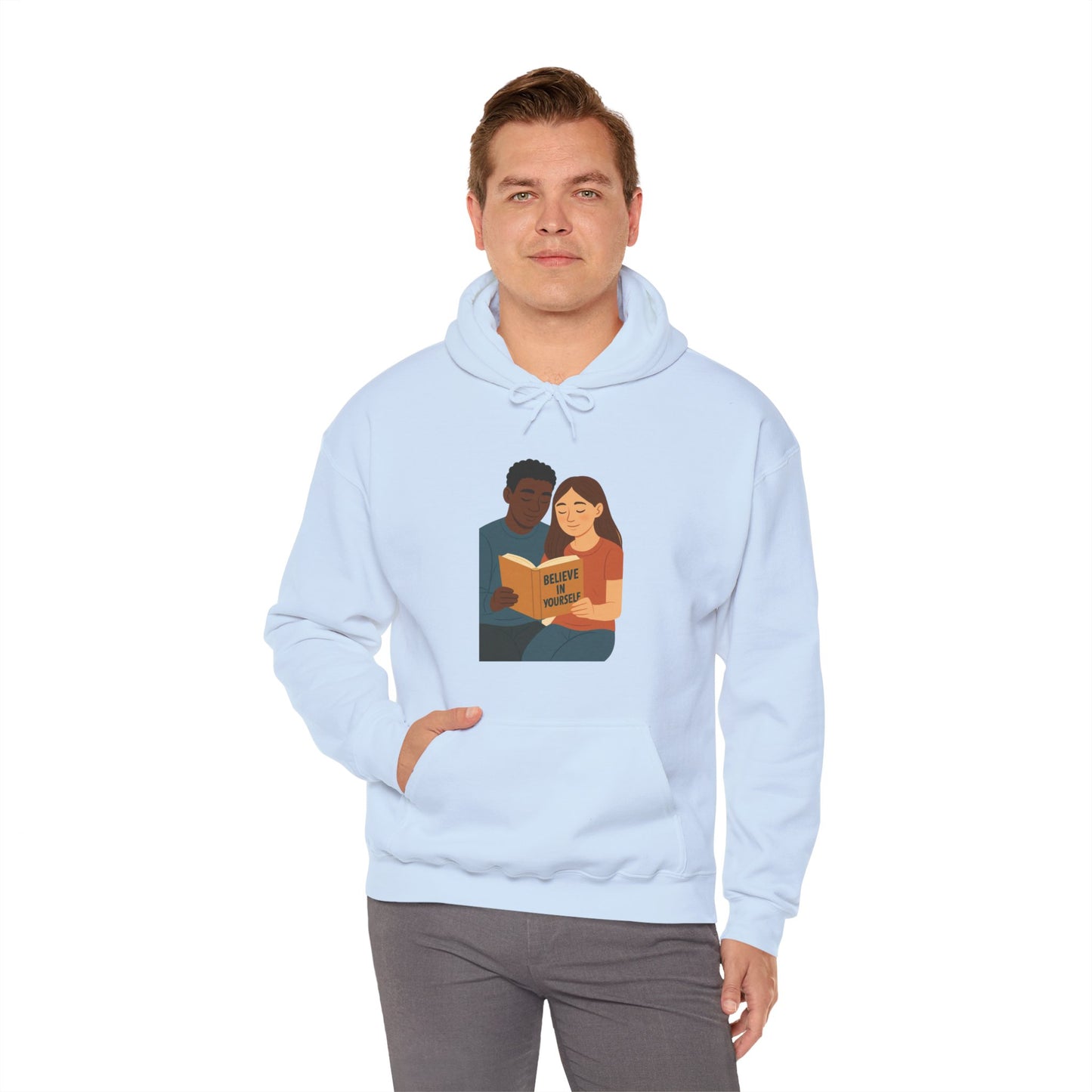 Unisex Heavy Blend Hooded Sweatshirt, Cozy Gift for Book Lovers