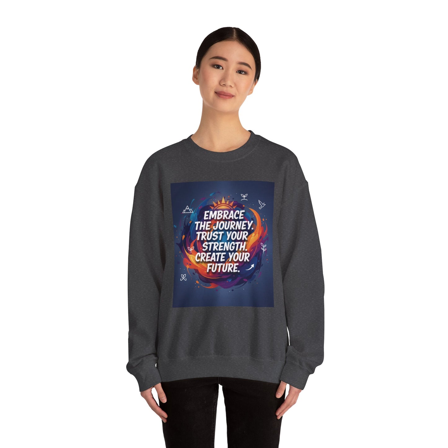 Inspirational Crewneck Sweatshirt - Embrace the Journey, Trust Your Strength, Cozy Gift for Motivation, Unisex Sweatshirt for [...]