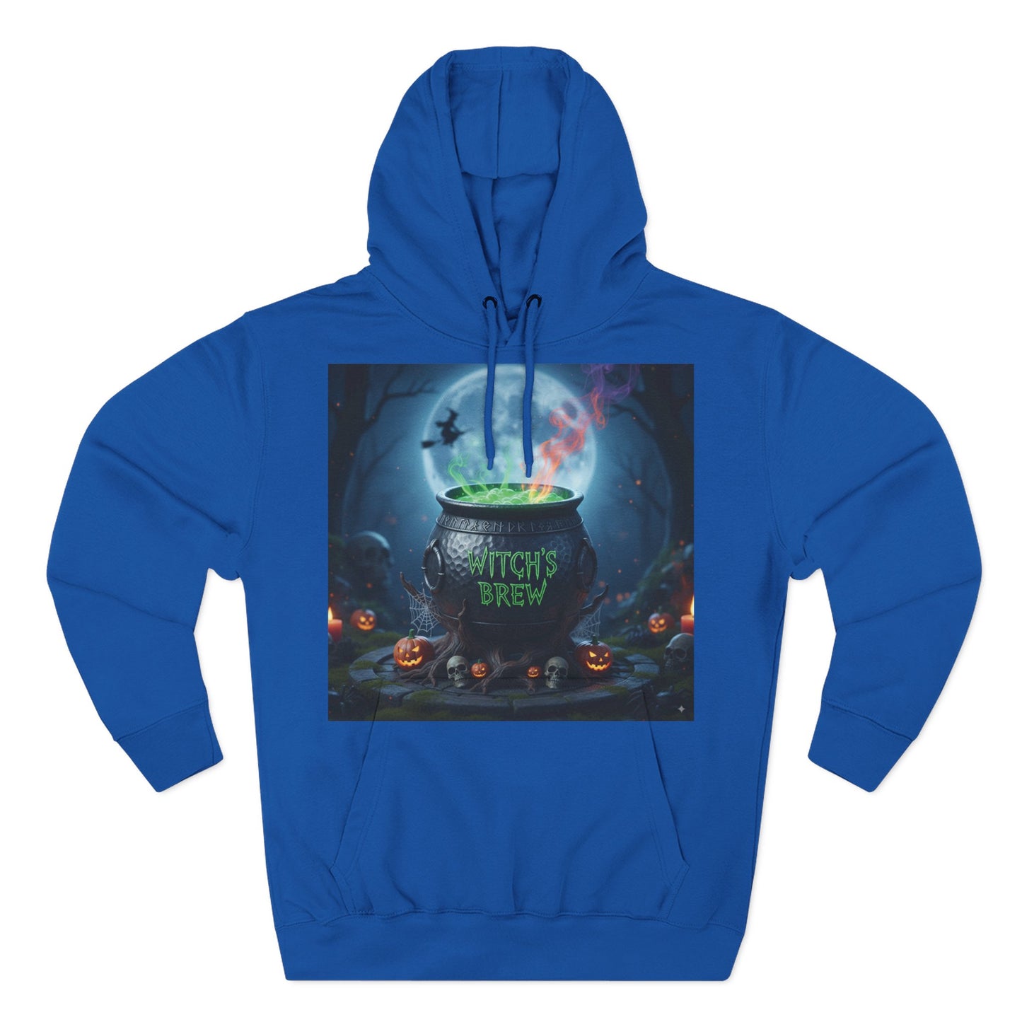 Halloween Witch Brew Fleece Hoodie, Cozy Fall Apparel, Spooky Gift, Autumn Fashion, Halloween Celebration Wear, Witchy Vibes