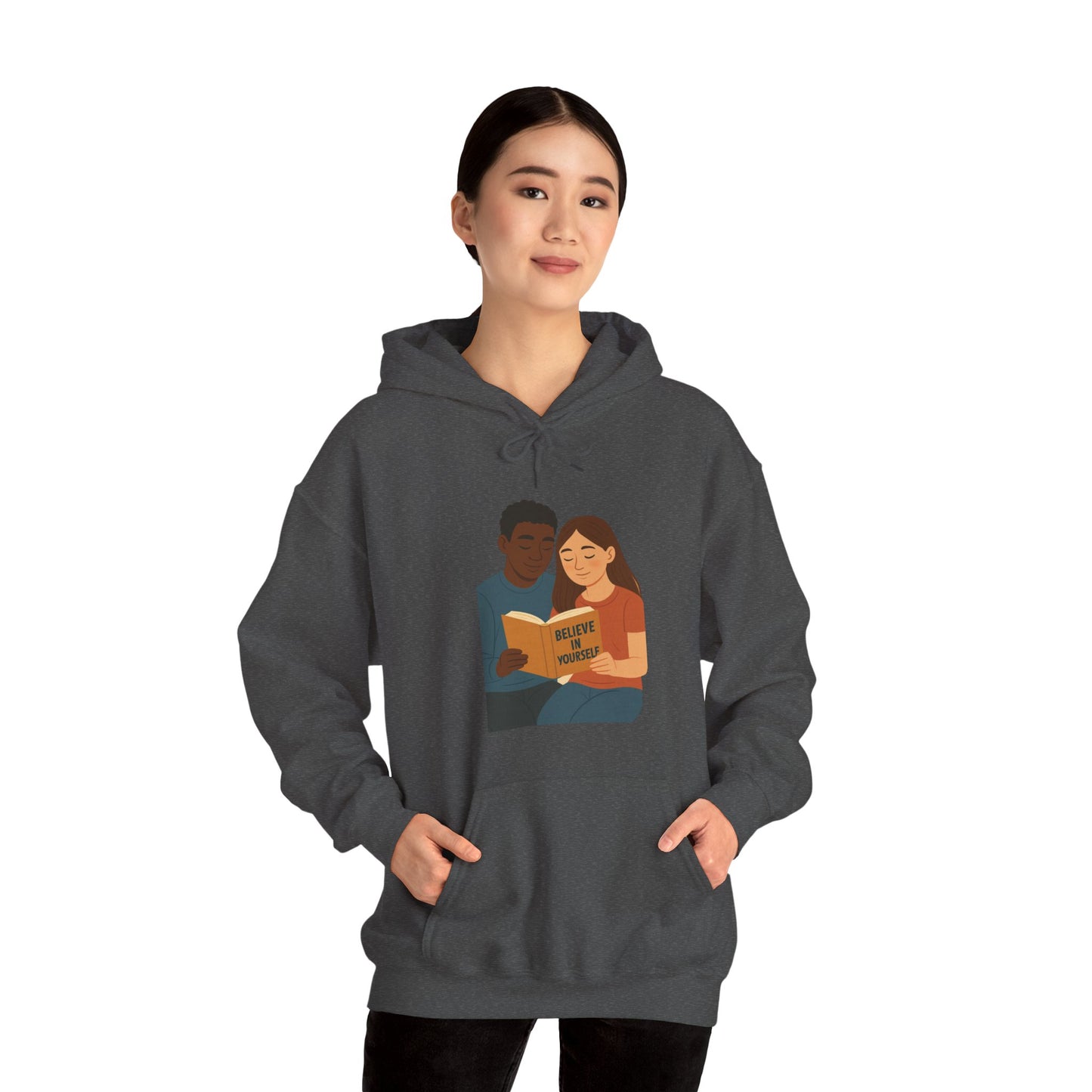 Unisex Heavy Blend Hooded Sweatshirt, Cozy Gift for Book Lovers